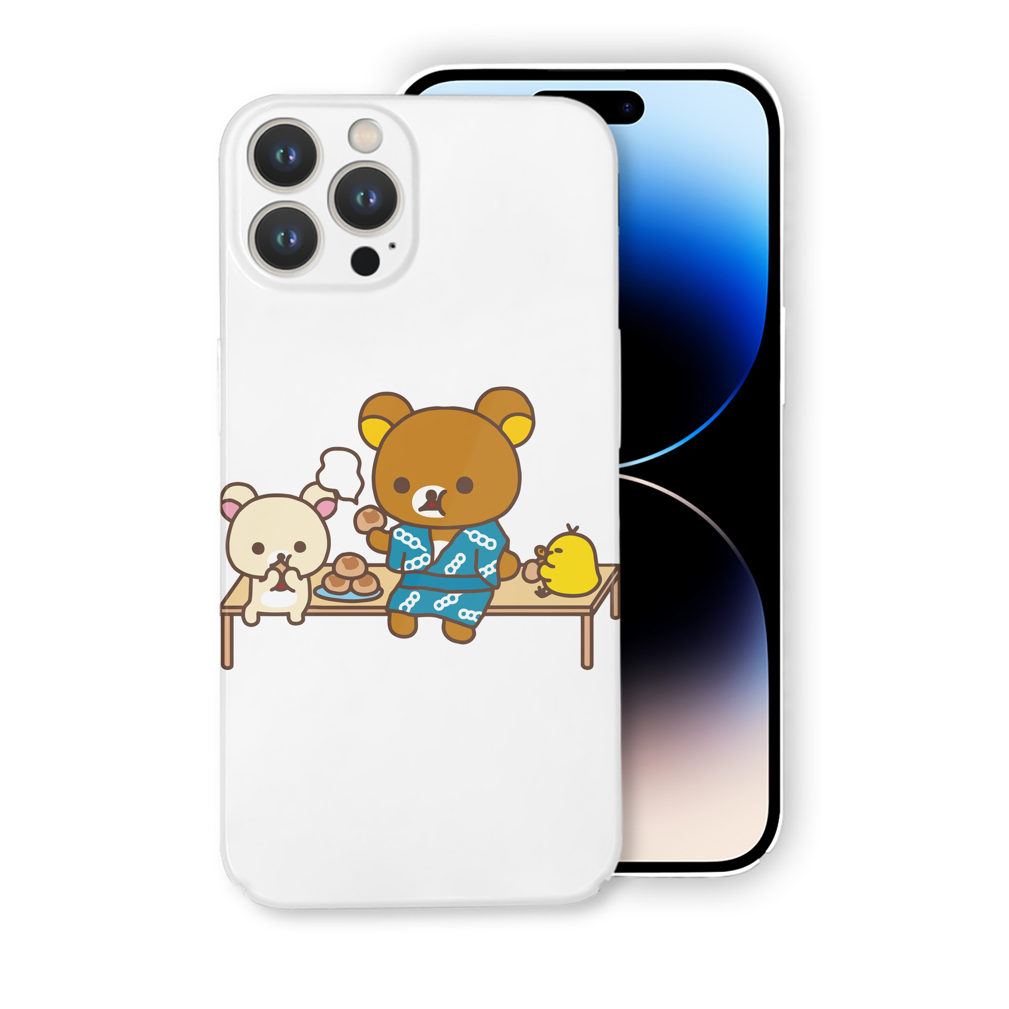 （画像用） リラックマ リラックマ キイロイトリ Rilakkuma Korilakkuma Kiiroitori 【iPhone 14シリーズ対応】ハードケース